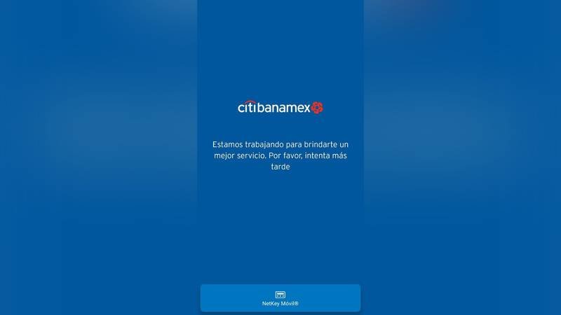 Otra vez Citibanamex: reportan fallas en la app en quincena