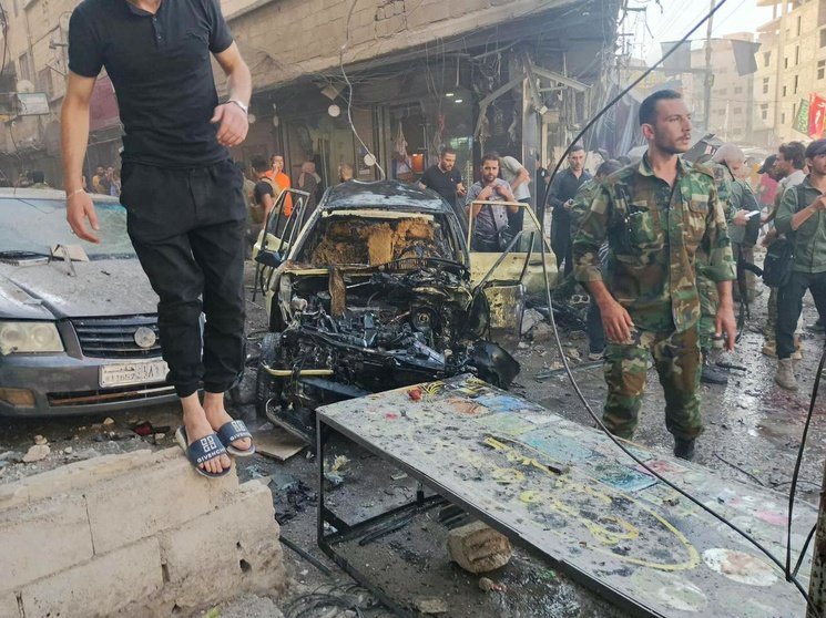 Cinco muertos y 26 heridos en atentado en Damasco