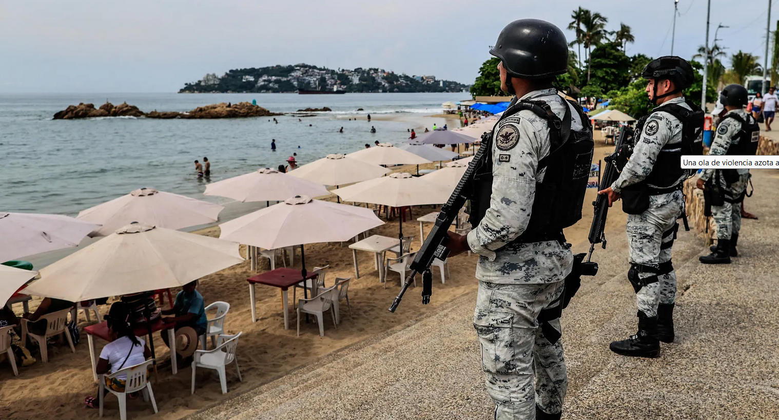 Una ola de violencia azota al turismo de Acapulco, Guerrero
