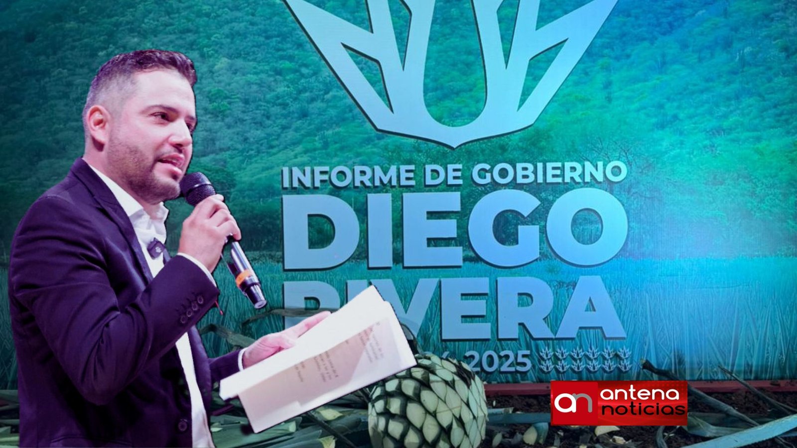 Diego Rivera Navarro comparte los resultados de su Primer Informe de Gobierno.