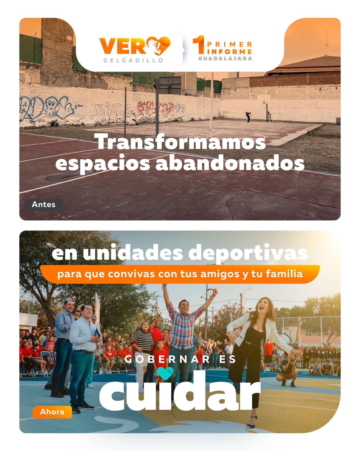 Vero Delgadillo anuncia y entrega obras