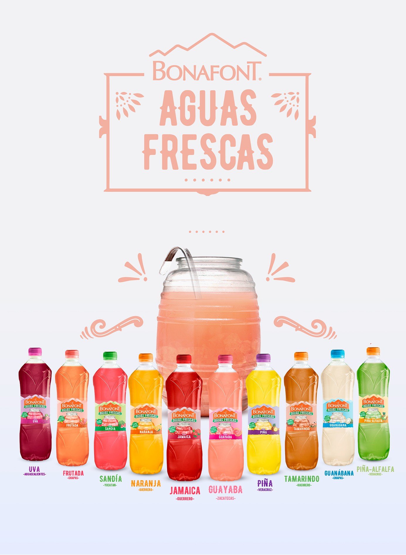 Brinda por México con el sabor de Aguas Frescas Bonafont en estas fiestas patrias