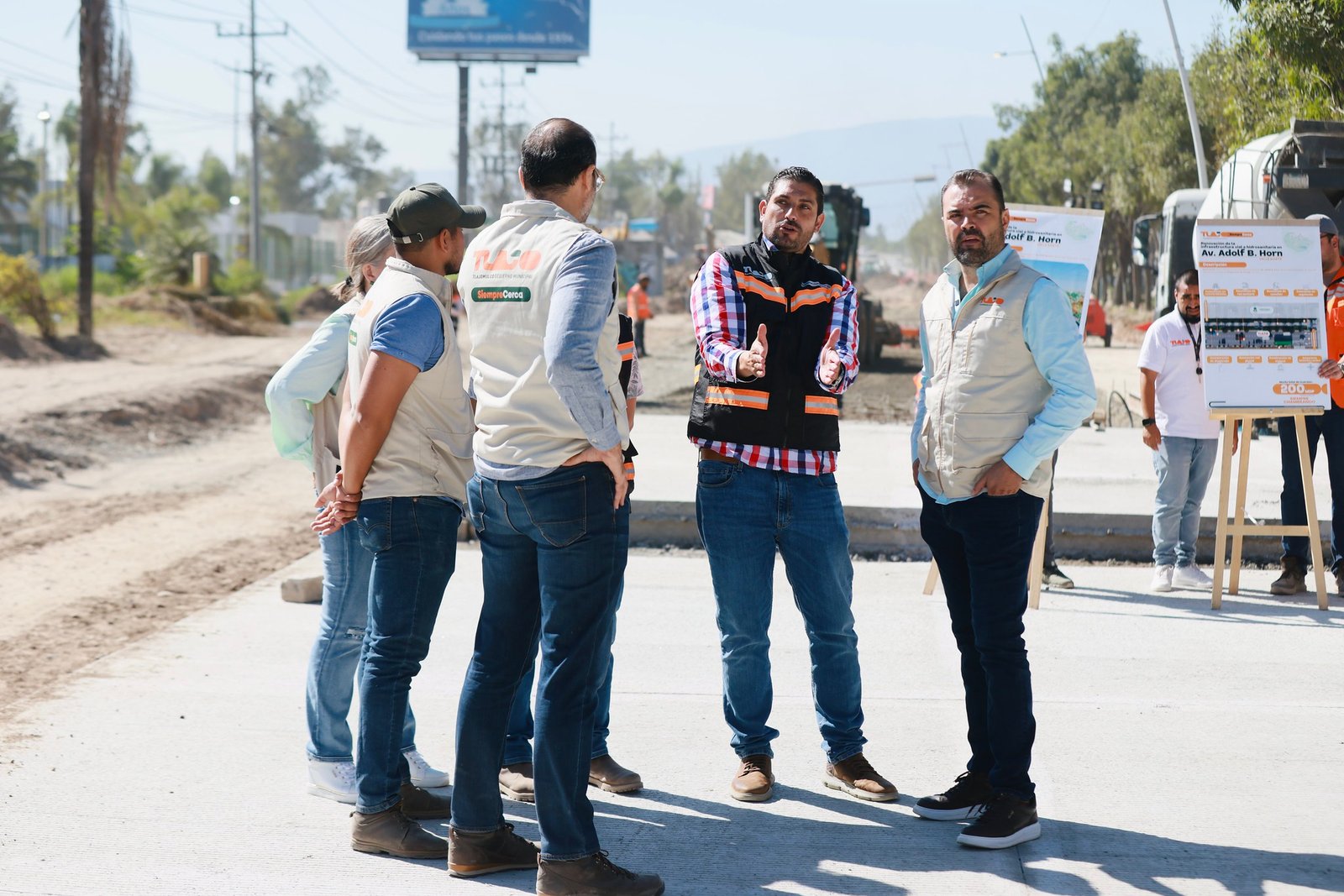 Avanza la transformación total de la avenida Adolf B. Horn 