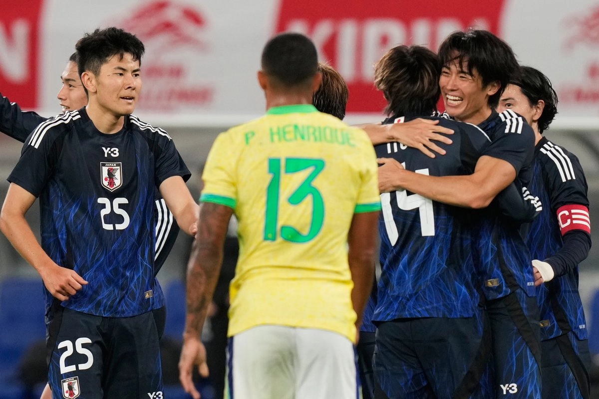 Japón derrota por primera vez a Brasil con remontada en amistoso