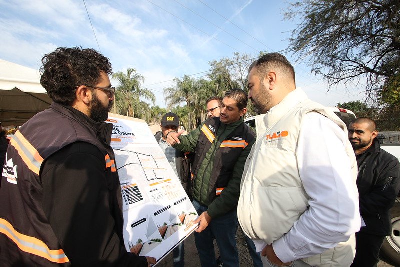 Gerardo Quirino impulsa rehabilitación de vialidades en Jardines de La Calera