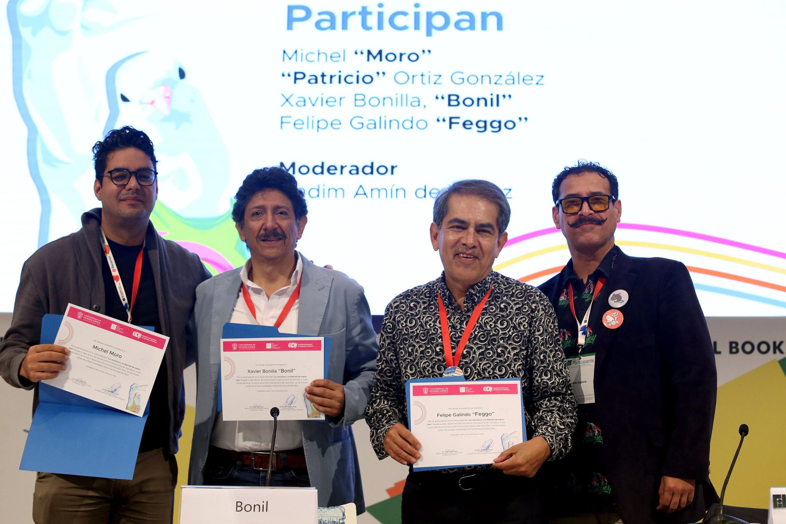 Caricaturistas comparten experiencias de censura y persecución