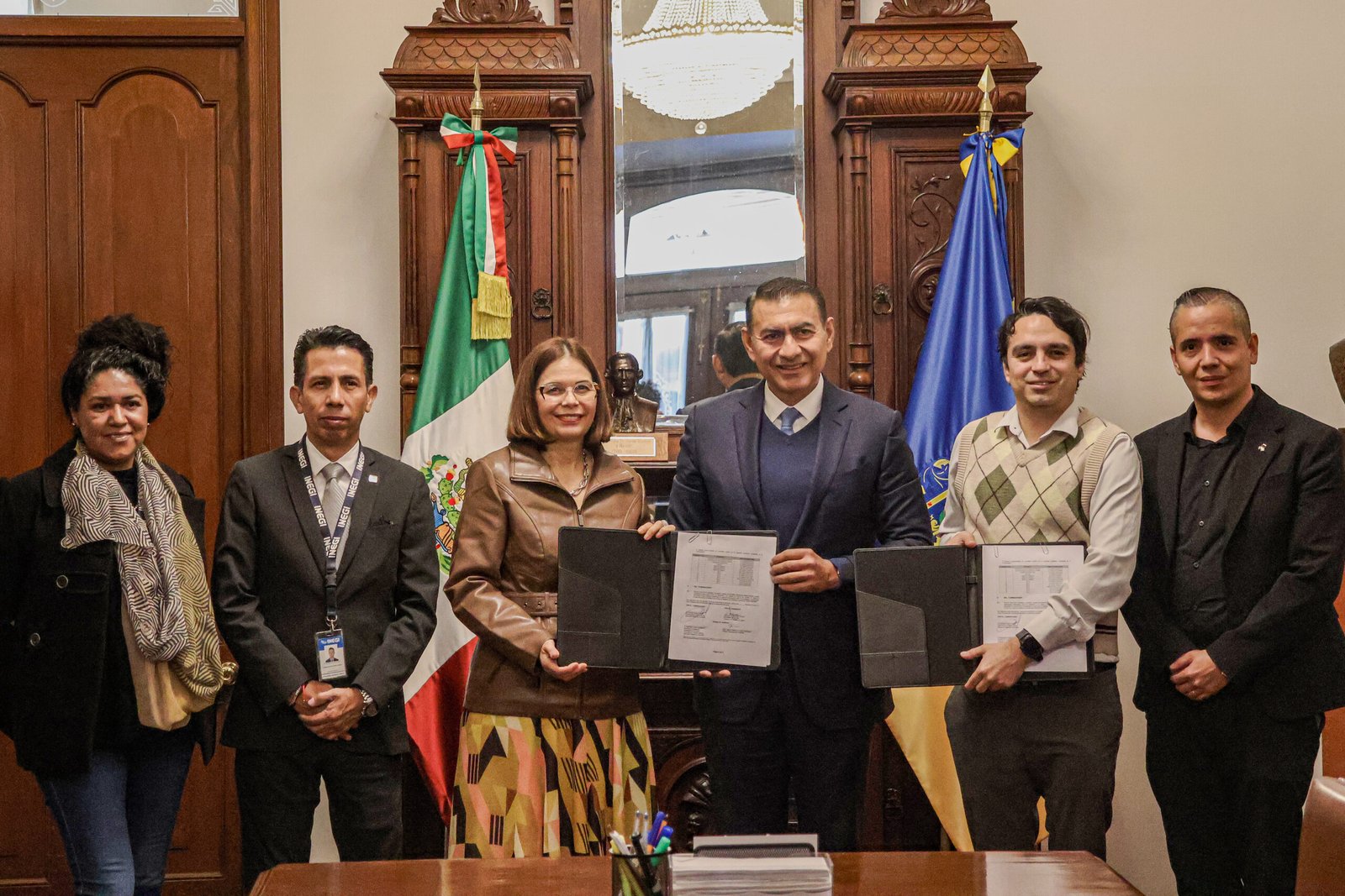 Jalisco firma convenio con INEGI para fortalecer estadísticas