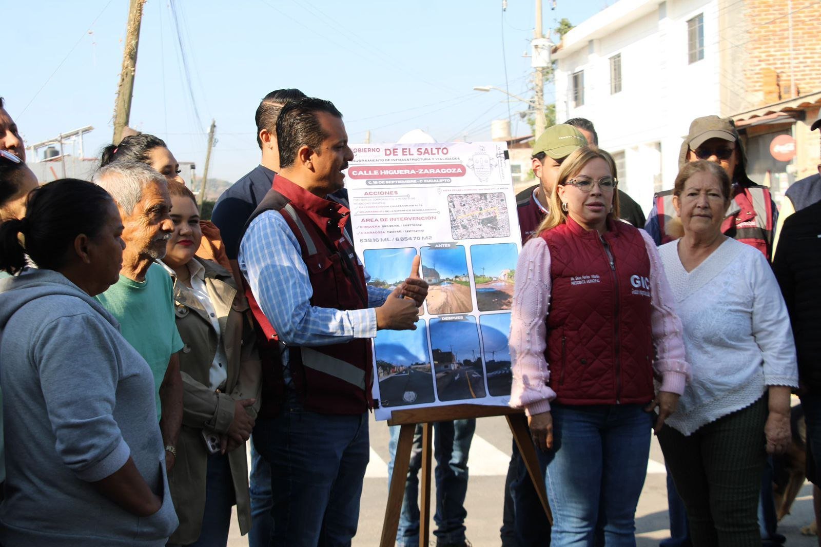 Avanza en El Salto la rehabilitación de calles 
