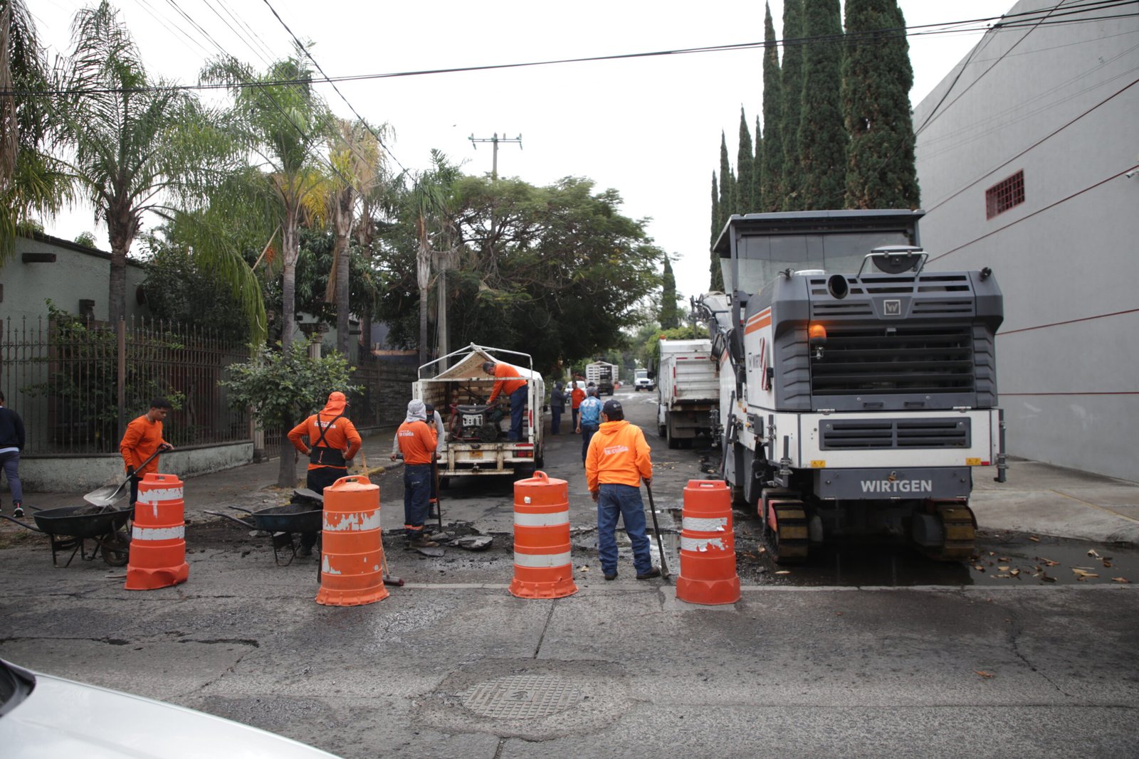 Inicia repavimentación de la calle Río Zula en GDL