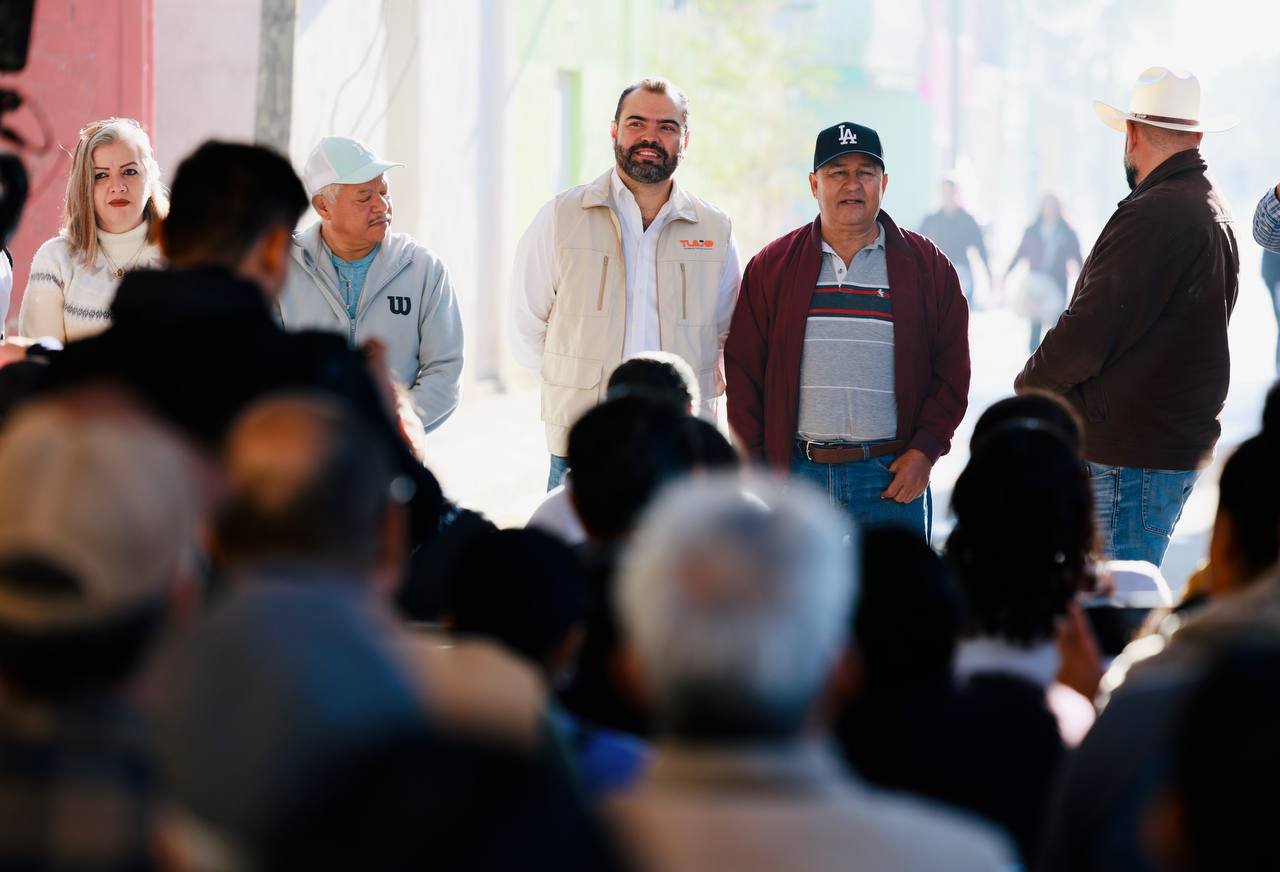 Gerardo Quirino inaugura obra hidráulica y vial en La Gigantera