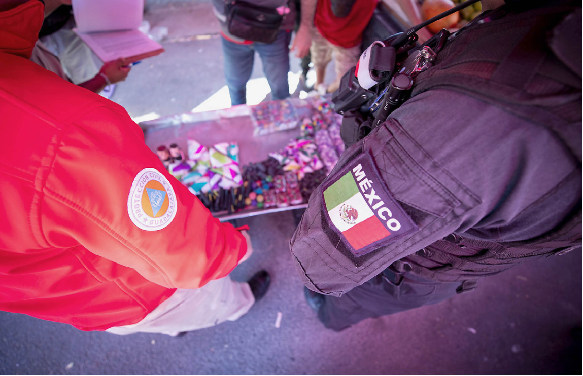 Guadalajara asegura más de 140 kilos de pólvora durante fiestas decembrinas