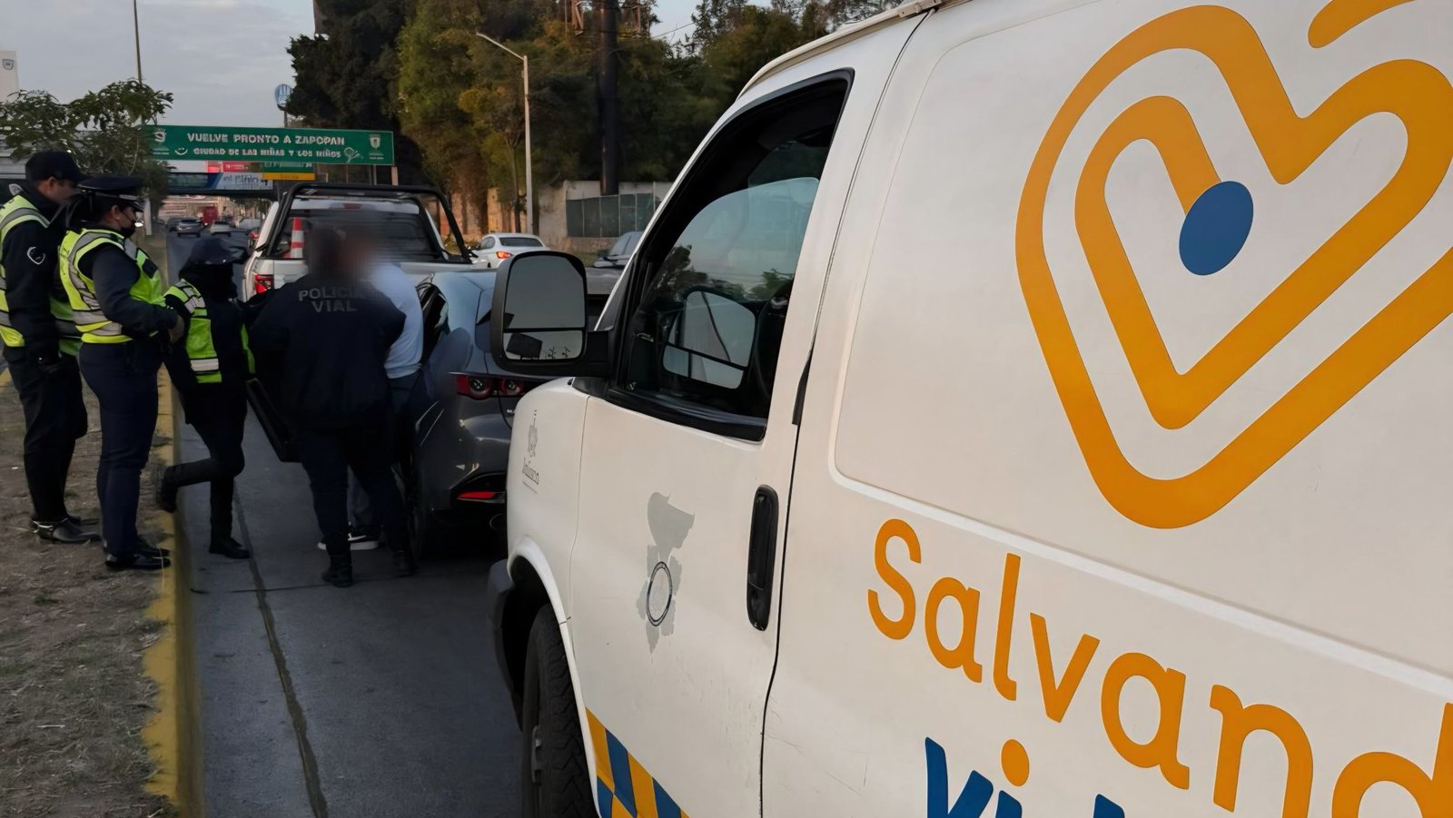 Conductor alcoholizado es remitido al CURVA 