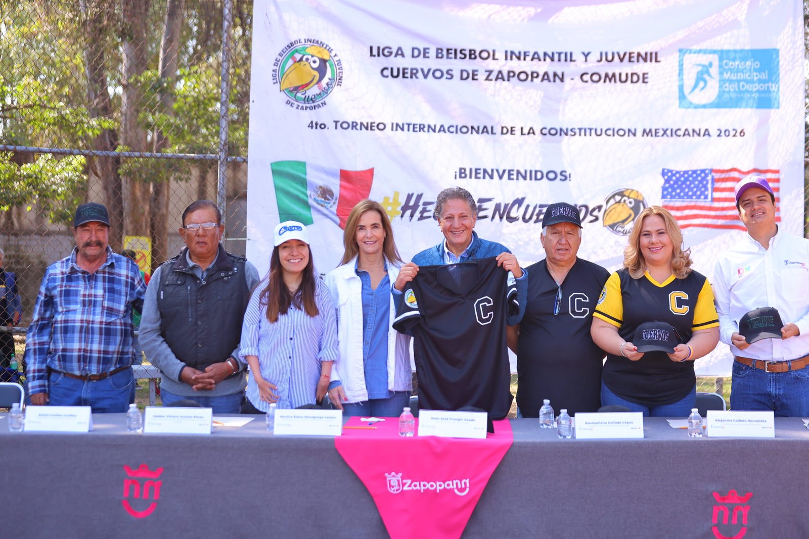 Frangie inaugura torneo internacional y temporada de béisbol infantil y juvenil