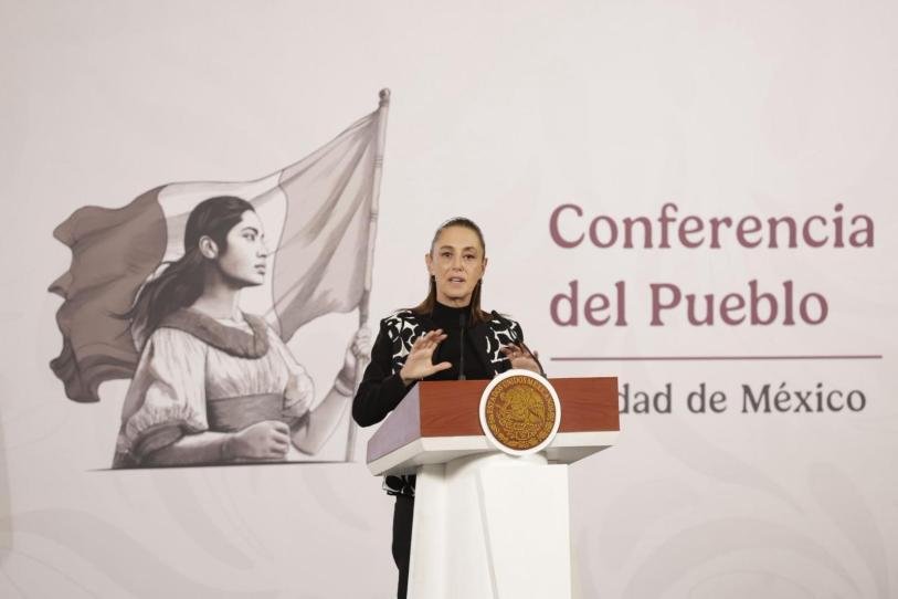 Sheinbaum aborda acusaciones de drones de cárteles en la frontera con Estados Unidos