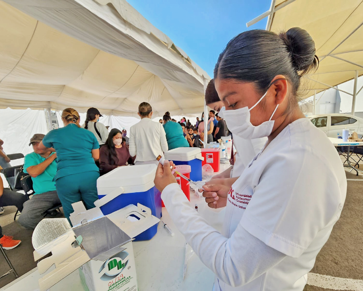 Hospitalito abre macromódulo para vacunación contra sarampión