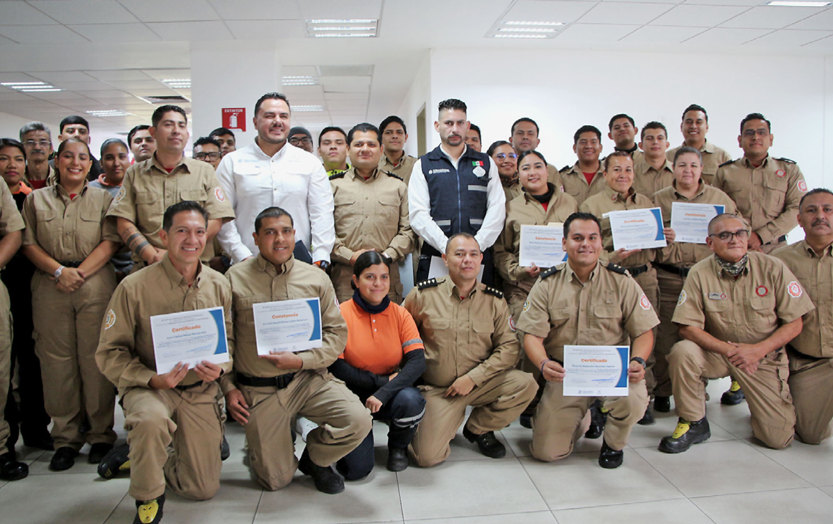 Bomberos de Tlajo se capacitan en investigación forense de incendios
