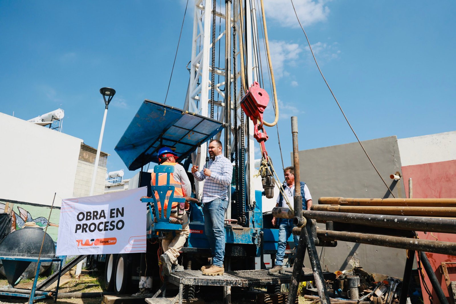 Inicia Tlajo construcción de nuevo pozo en Los Abedules 