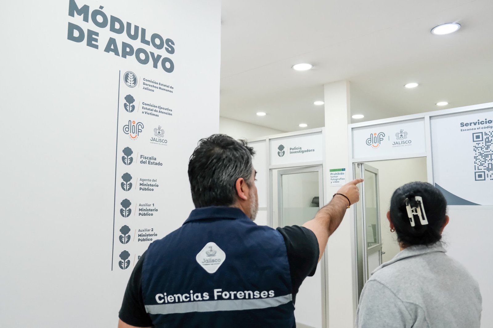 DIF Jalisco instala módulo en Ciencias Forenses