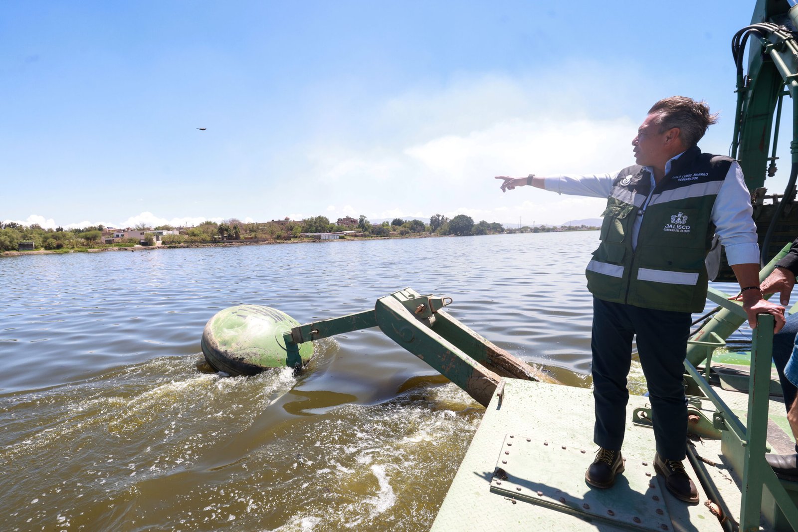 Gobierno de Jalisco concluye limpieza en presa Las Pintas