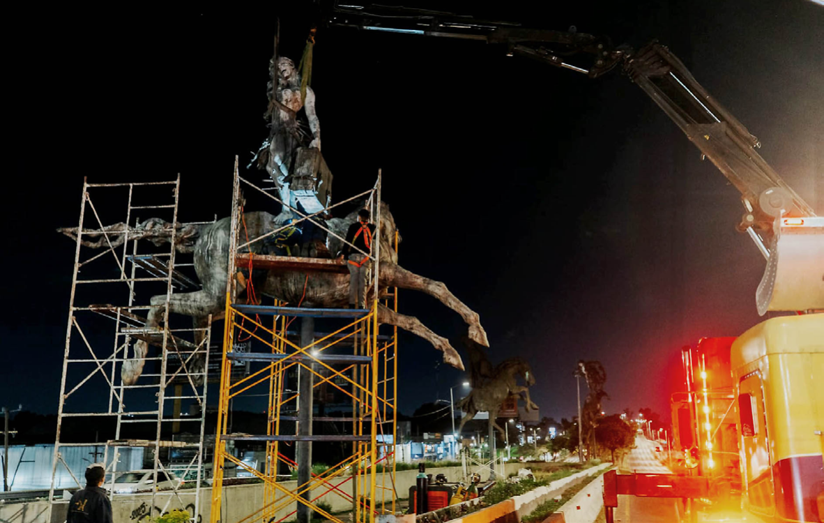 “Las Tres Gracias” se mudan a Plaza de la República