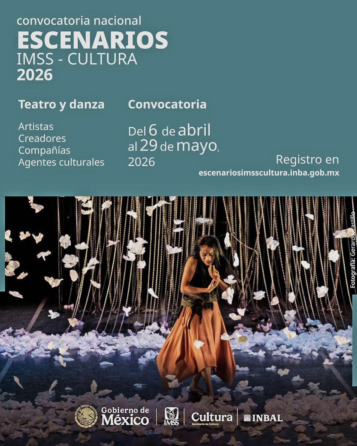 IMSS y Cultura abren convocatoria nacional para teatro y danza
