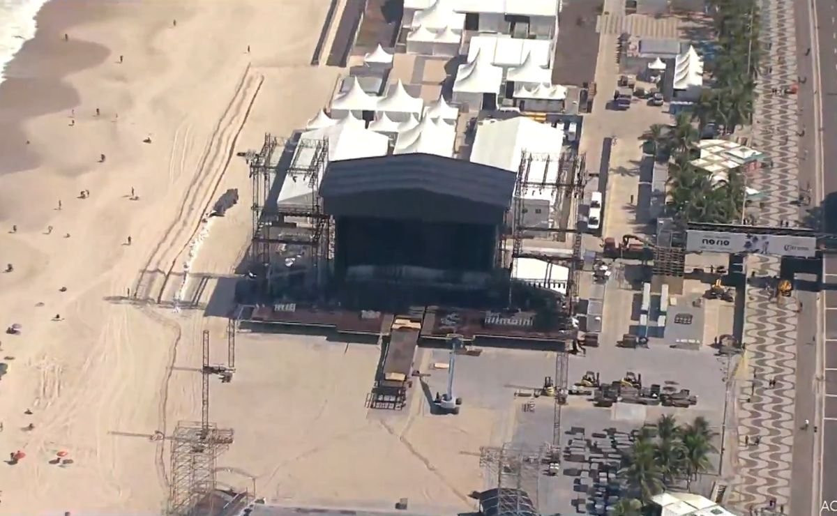 Muere un trabajador durante el montaje del escenario para concierto de Shakira