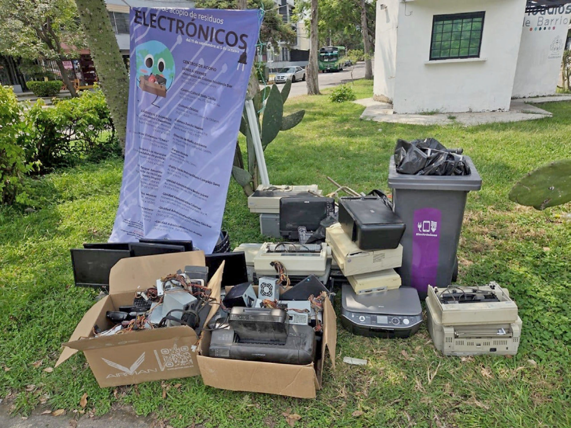 GDL recolecta 2.8 toneladas de residuos electrónicos 