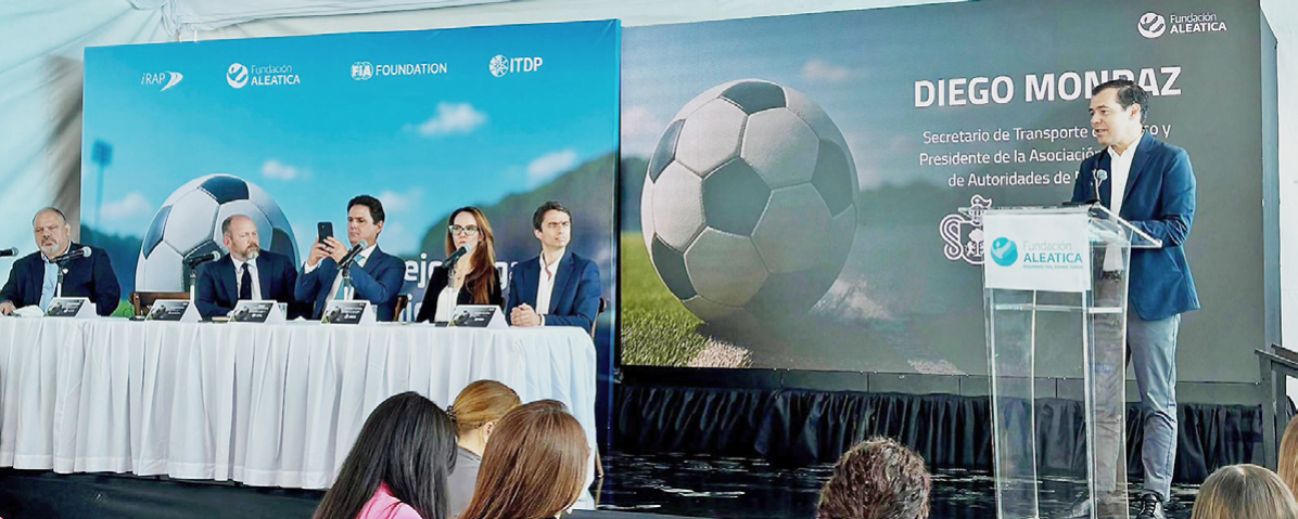 SETRAN se suma a campaña nacional de seguridad vial rumbo al Mundial