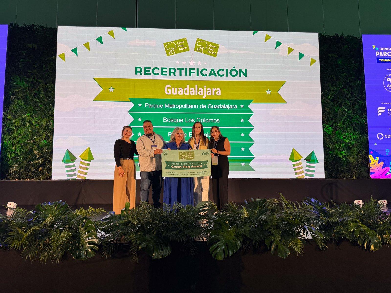 AMBU recibe el Green Flag Award por calidad en parques y bosques urbanos