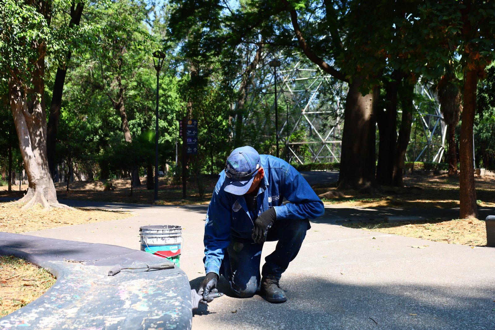 Avanza mantenimiento en el Parque Agua Azul 