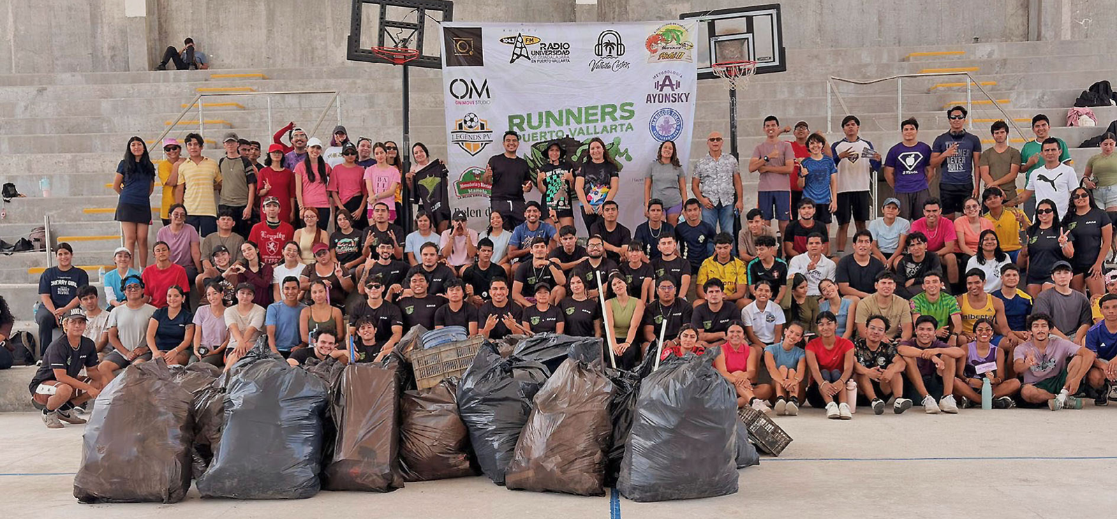 Estudiantes recolectan 250 kilos de basura en ejercicio ecológico