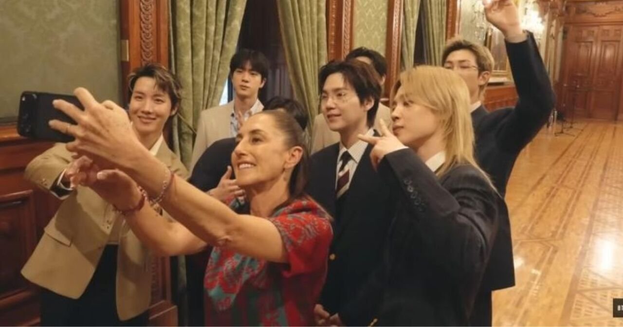 BTS conquista México y Palacio Nacional