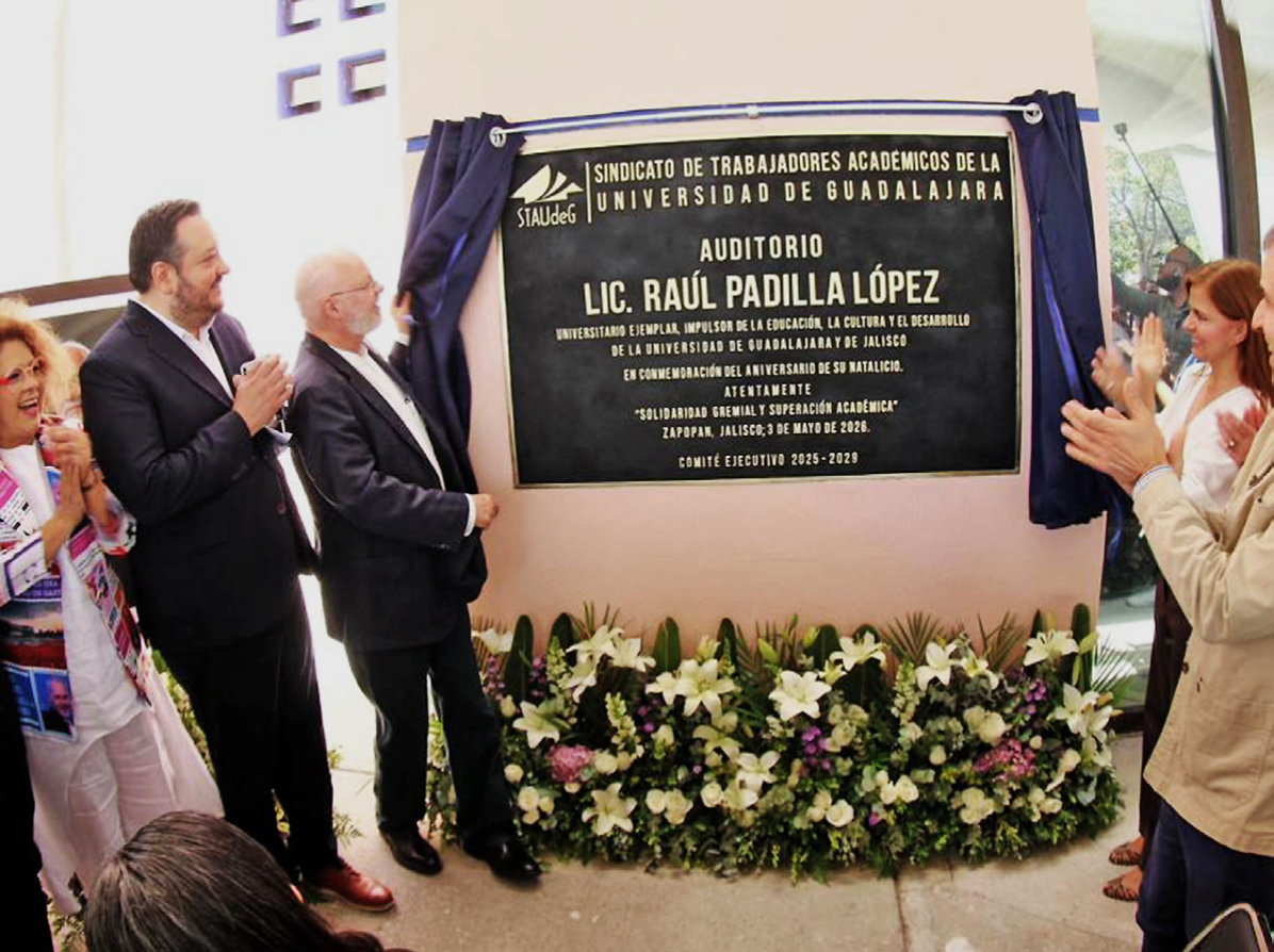 STAUdeG nombra auditorio en honor a Raúl Padilla