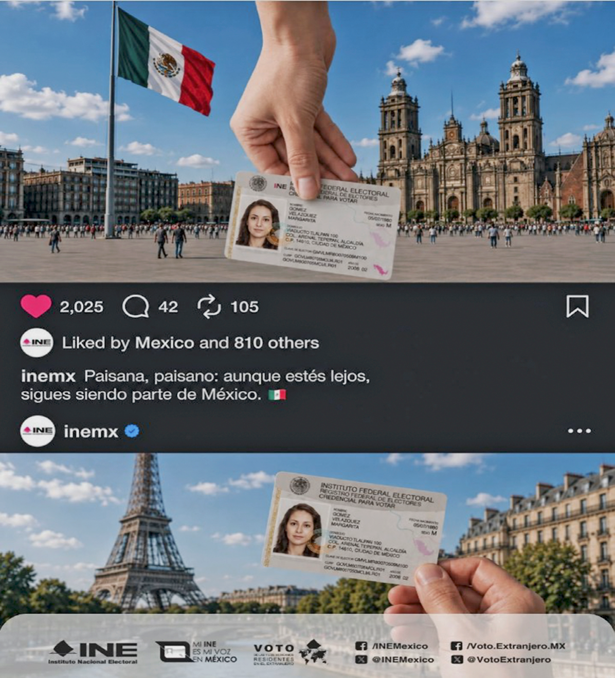 Aprueba INE lineamientos para la Lista Nominal en el extranjero