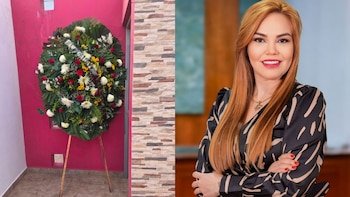 Dejan Corona Fúnebre en Domicilio de la Diputada del PRI Paola Gárate Valenzuela: Un Acto de Intimidación Política