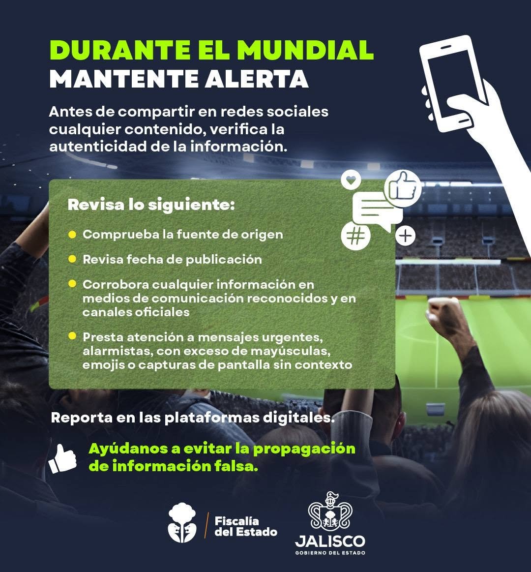 Fiscalía alerta por ola de desinformación
