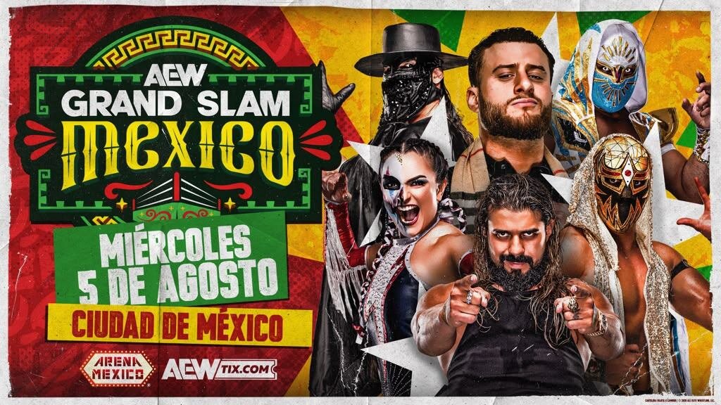 AEW Grand Slam 2026 llega a la Arena México