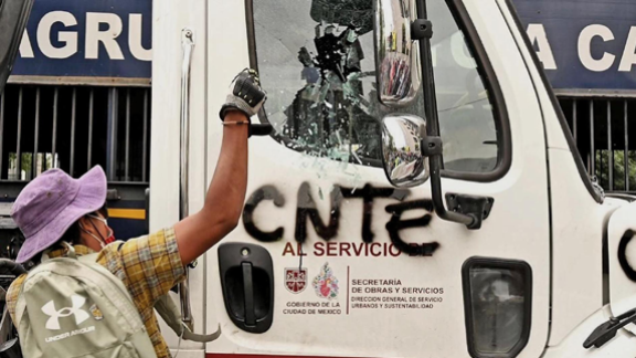 CNTE rechaza propuesta sobre Ley del ISSSTE