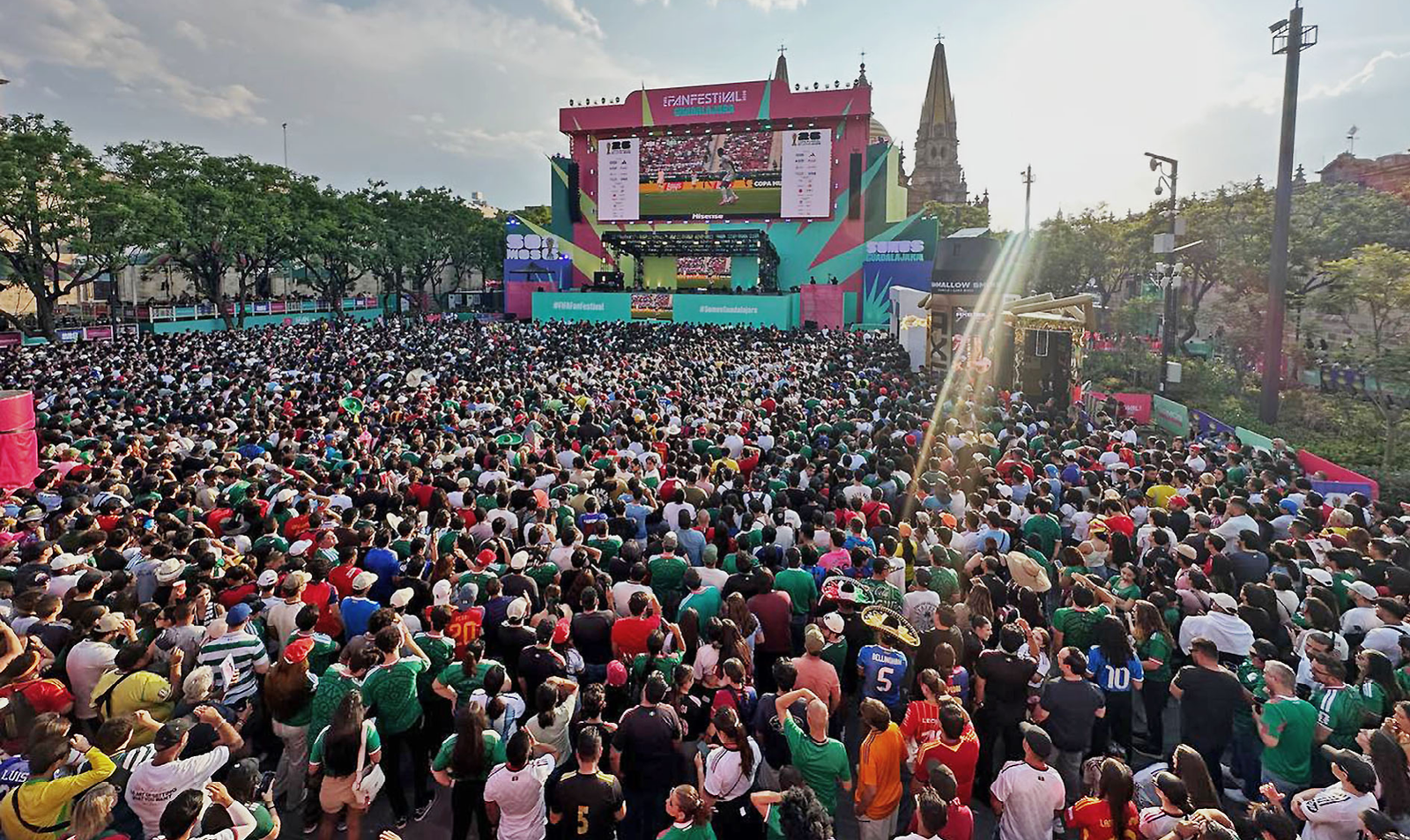 Concluyen partidos en GDL; festejos del Mundial continuarán hasta julio