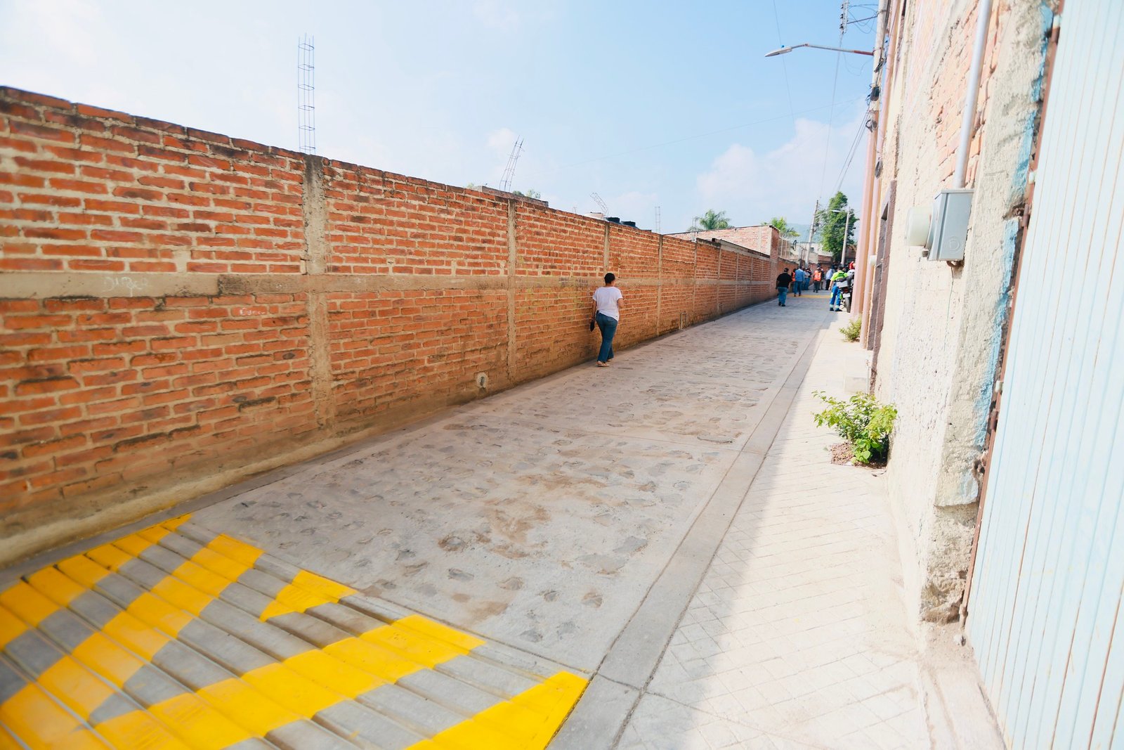 Tlajo continúa renovando la Cabecera Municipal