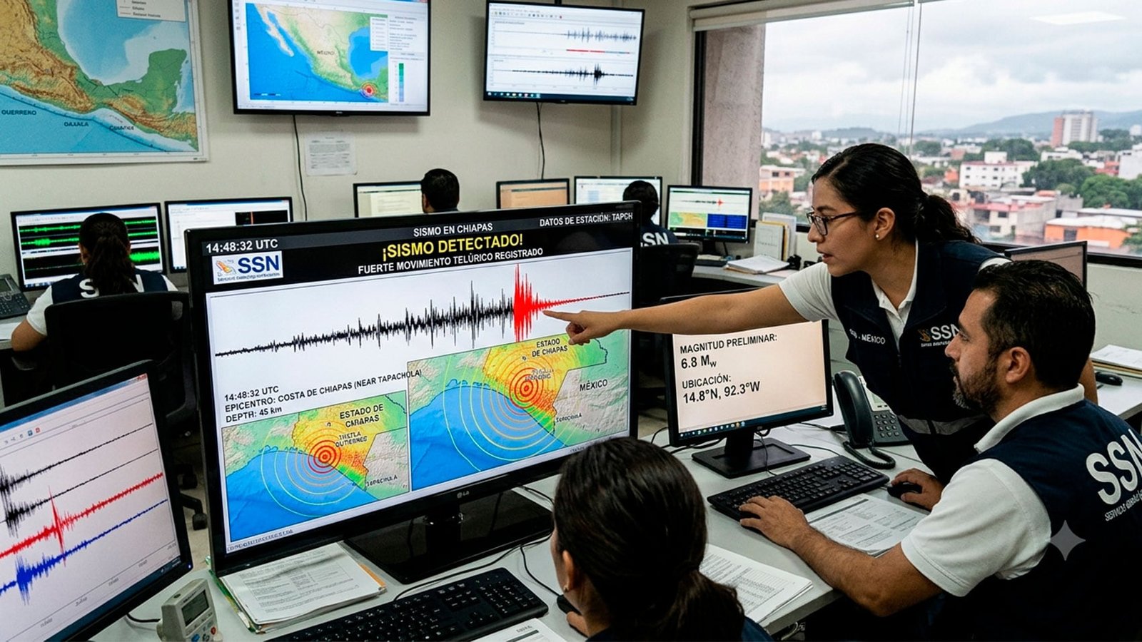 Sismo de 7.4 sacude Chiapas y reabre debate sobre eficacia de alertas