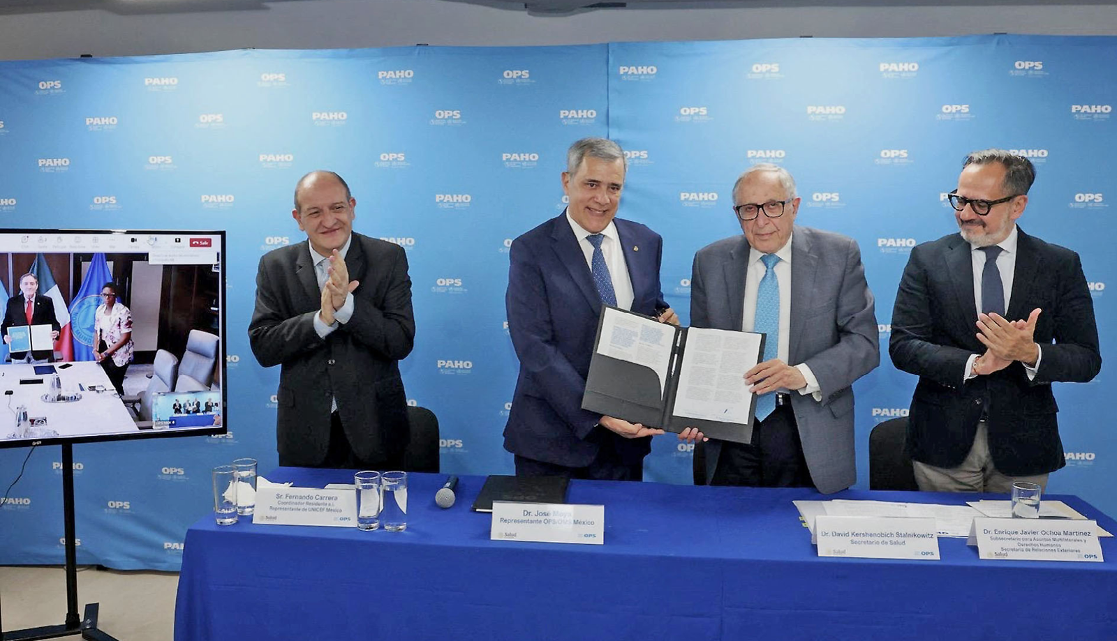 México y la OPS firman estrategia de cooperación en salud 2026-2030