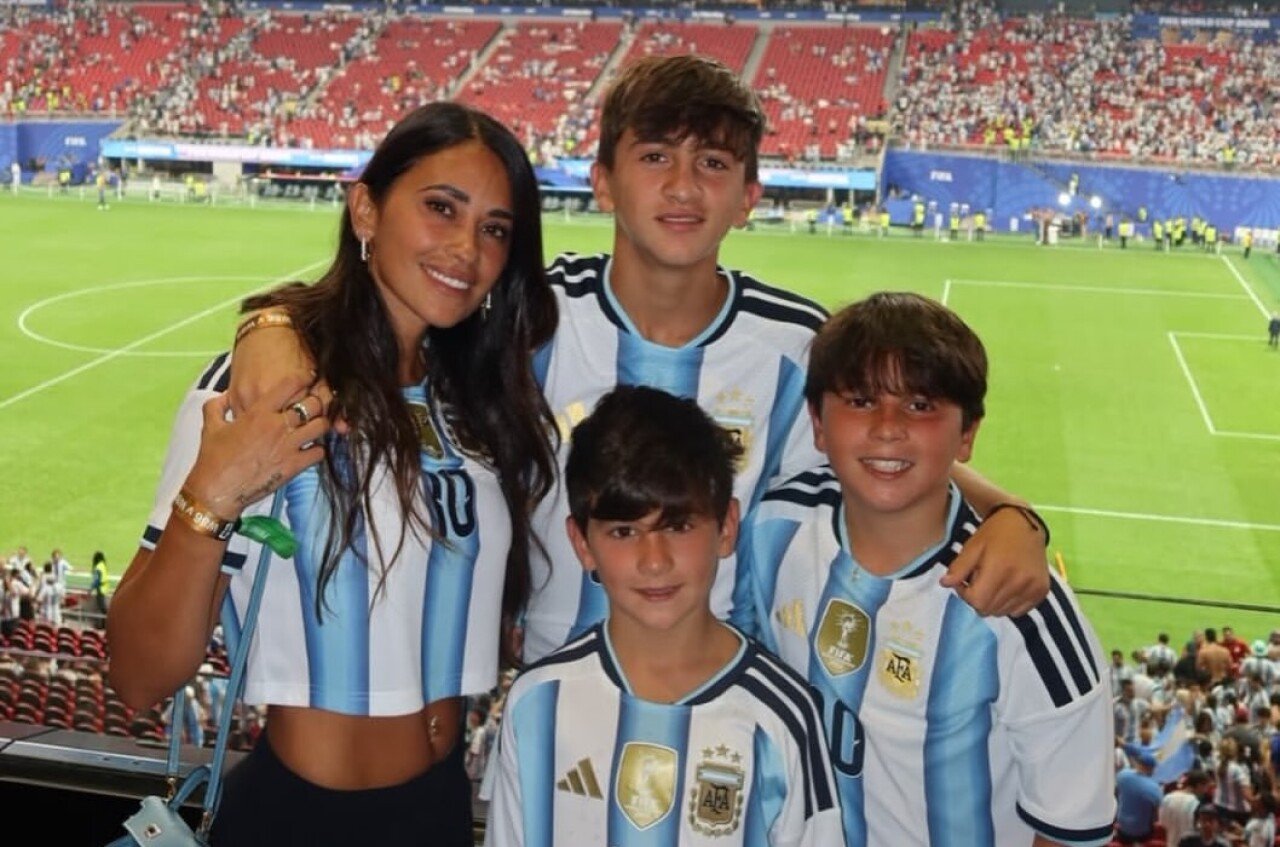 Orgullo familiar: Antonela Roccuzzo celebra la épica remontada de Argentina