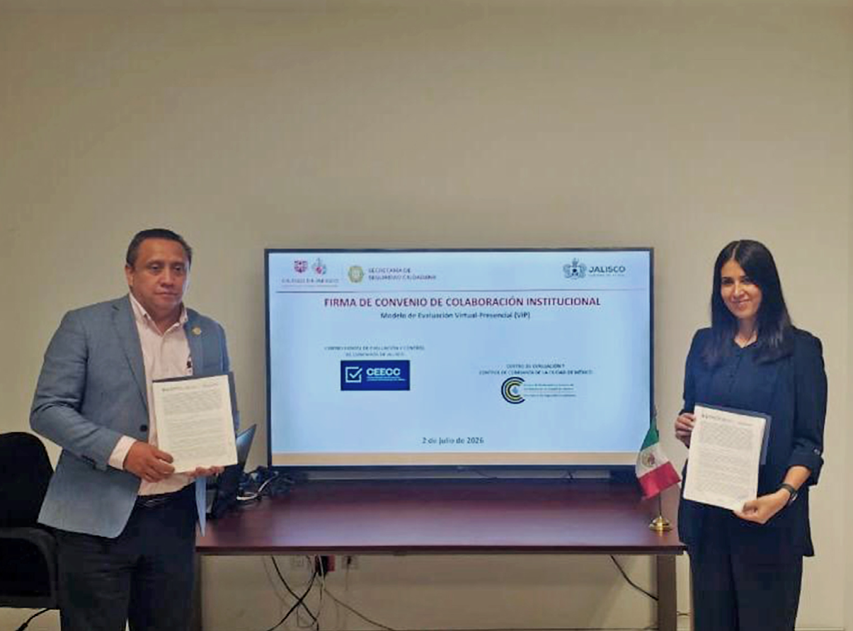 Jalisco y CDMX suman esfuerzos para evaluar a personal de seguridad