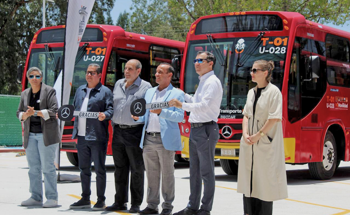 Amplían flota del transporte en Lagos de Moreno