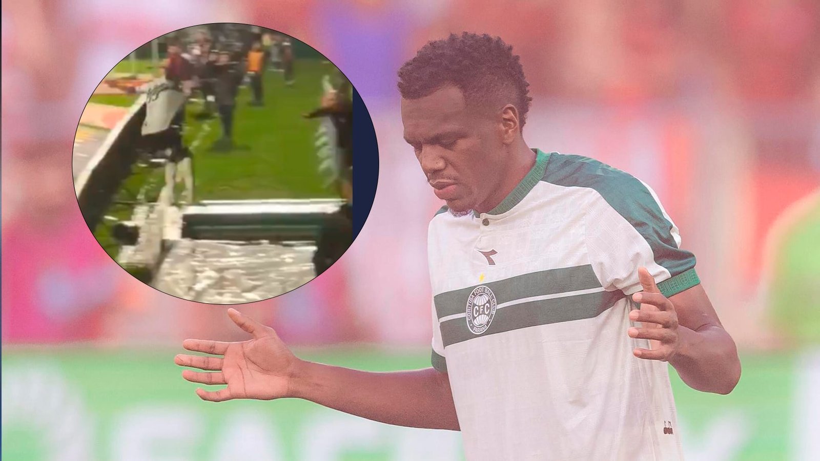 ¡Doble golpe! Futbolista cae en túnel al celebrar un gol que anularon