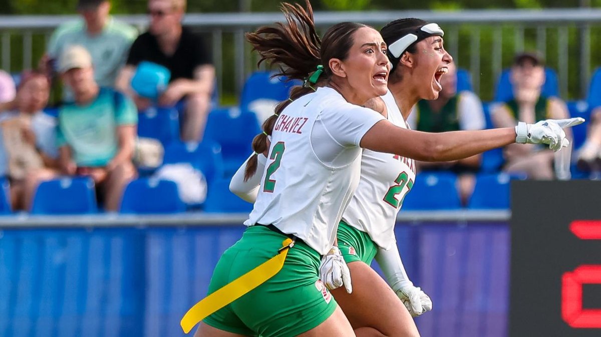 El Sueño Olímpico de México en Flag Football se Define por el Bronce