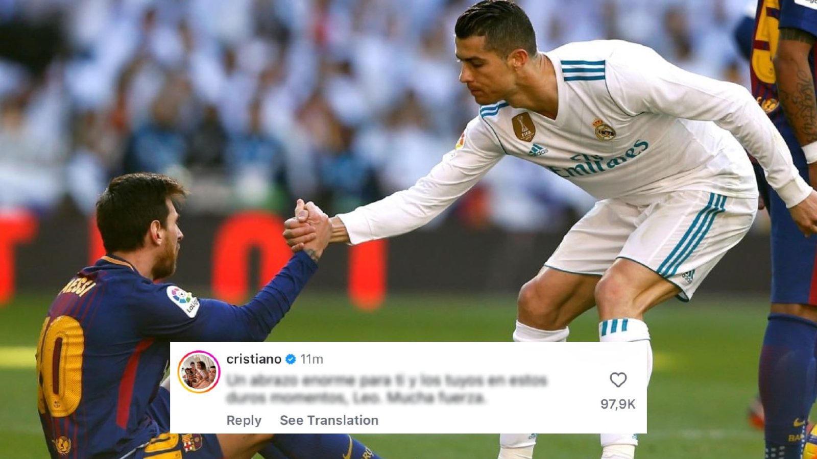 CR7 y Messi: Rivalidad Trascendida en un Gesto de Profundo Consuelo