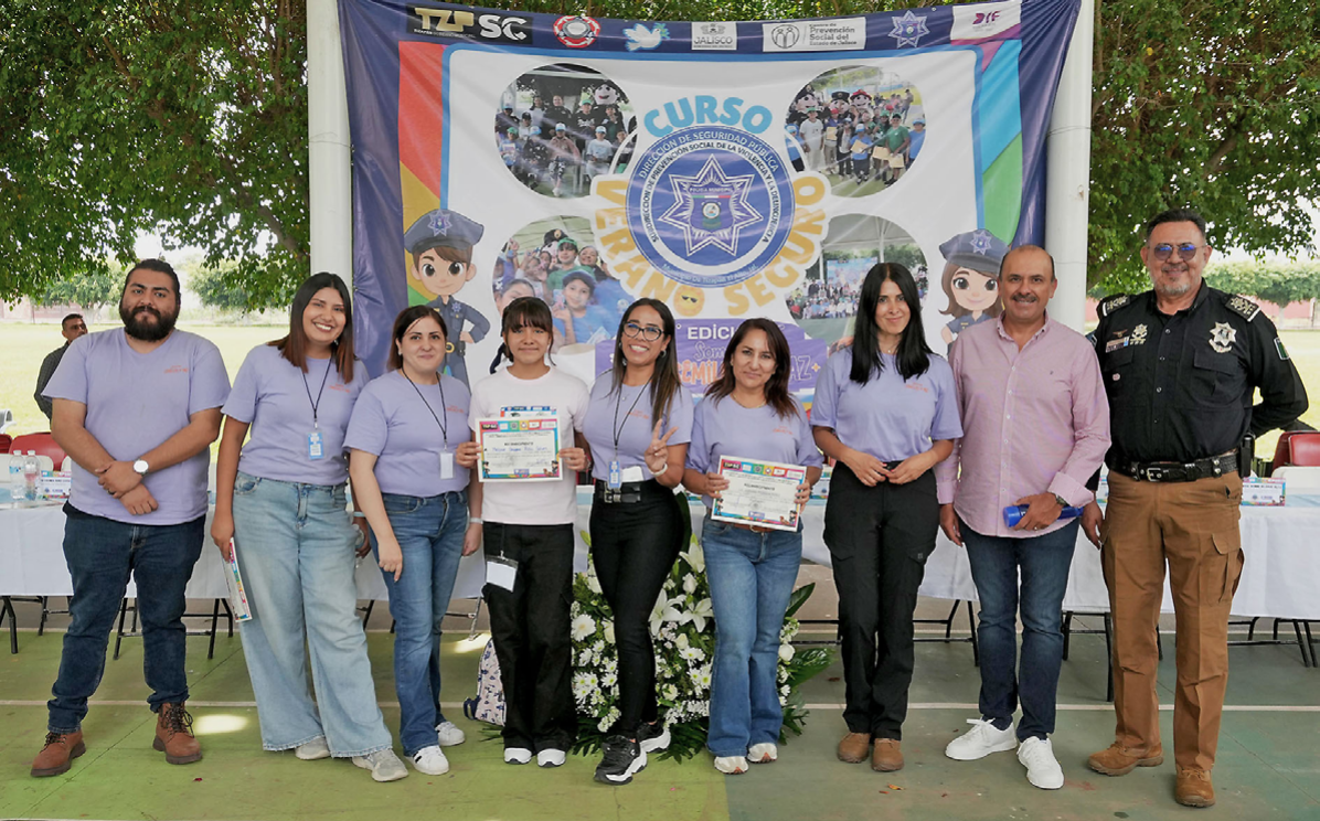 Concluye programa de prevención para menores