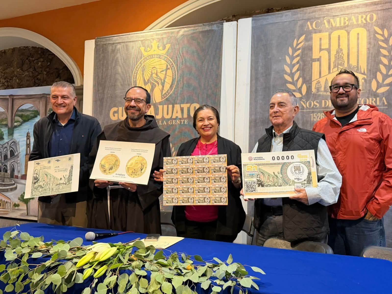 Acámbaro presenta moneda y billete conmemorativos por sus 500 años